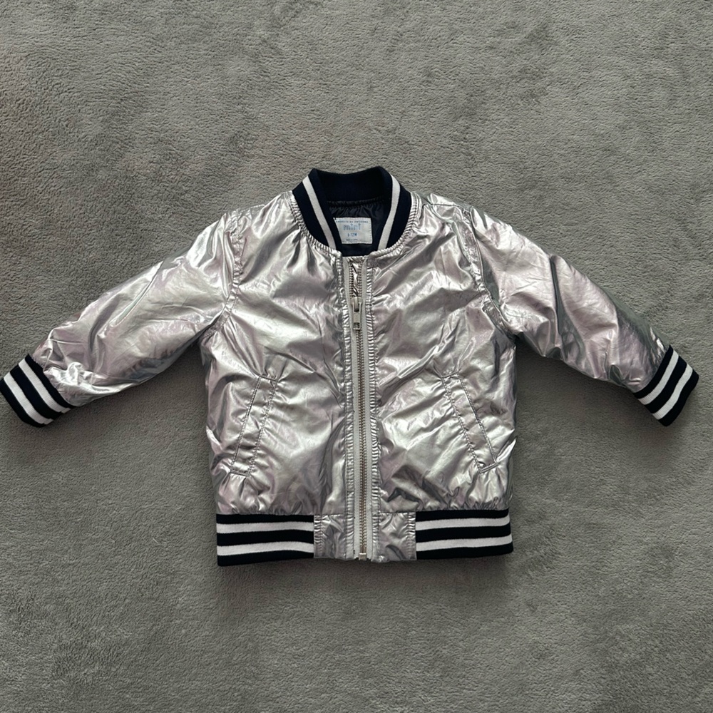Metallic Silver Jacket - Picture 3 of 6